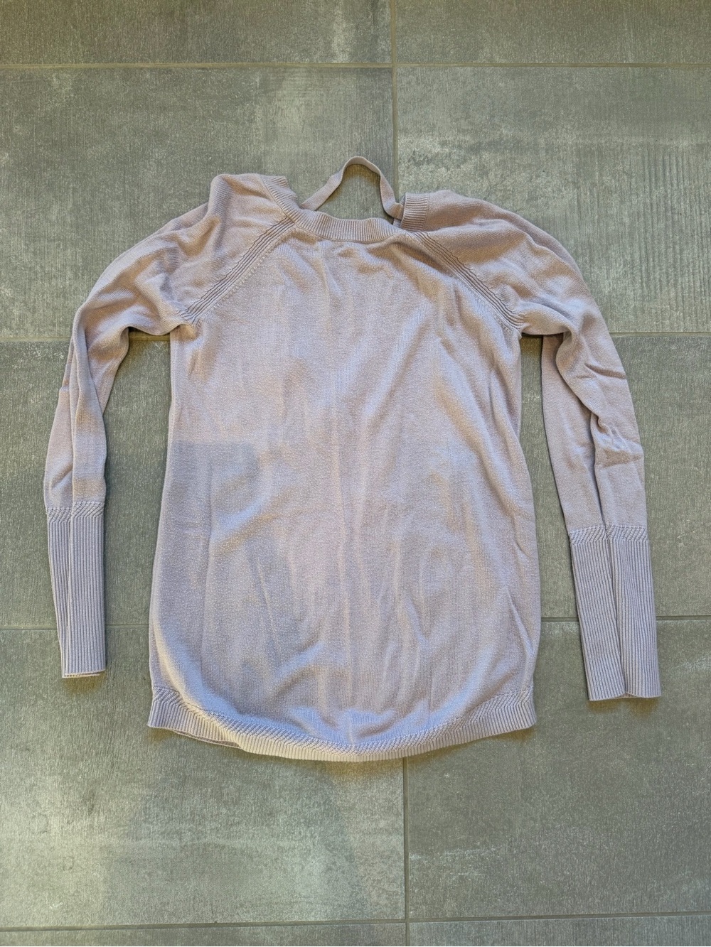 Lululemon Light Lavender Long Sleeve Knit Pullover